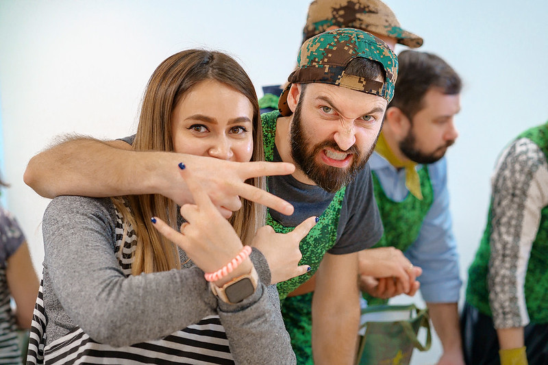 Корпоратив на День строителя в Krasnoyarsk с уличными активностями