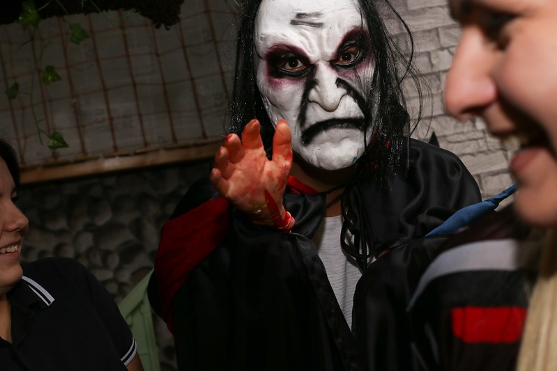 Тыквенные фонари и декорации для квеста на Хэллоуин в Krasnoyarsk