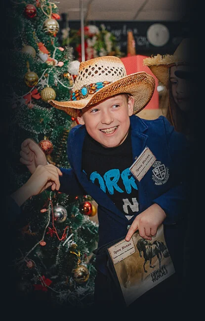 Новый год в школе в Красноярске.