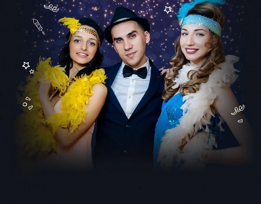 New Year's corporate party in Krasnoyarsk.